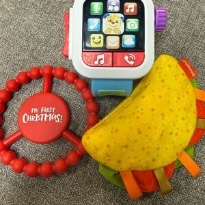 Kids Toys Set. 3 pieces, Not included batteries, excellent condition.